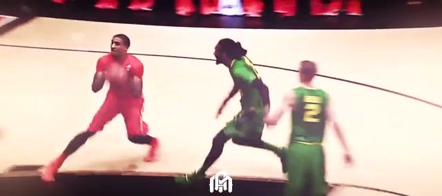 Gary payton ii throws down this monster dunk, sports.