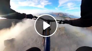 Sulfuric volcano mtb ride with kilian bron