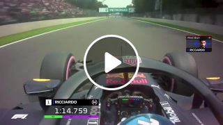 Ricciardo reaction to his unbelivable pole lap Mexico