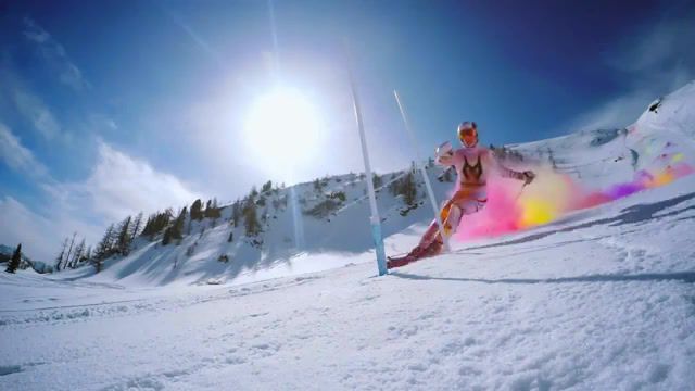 Skiing in Colour, Magic, Art, Beautiful, Verleihtfl Ugel, Redbull, Red Bull, Colored Powder, Color Powder, Color Explosion, Color Me Rad, Extreme, Sports, Action, Fast, Racing, Run, Race, Downhill, Mountain, Skiis, Skier, Skiing, Ski, Colors, Color, Teile Marcels Freude, Reiteralm, Austria, World Cup, Alpine Skiing, Colours, Marcel Hirscher