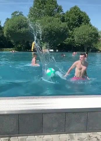 Lord of water, lord of water, pool, ball, sports.