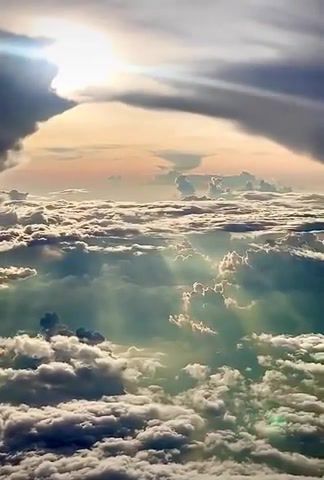 In the sky, sun, miracle, sky, nature travel.