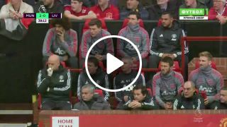 Mourinho reaction on Mata's kick