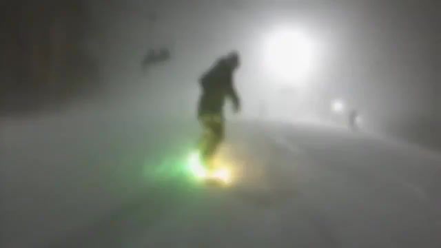LED Snowboard - Video & GIFs | led,snowboard,led snowboard,sports