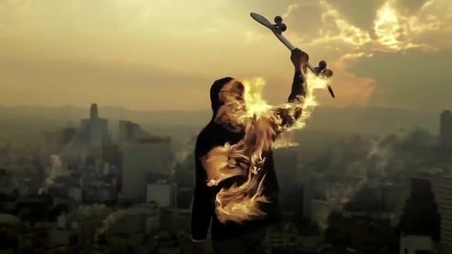 Burning skaterBurn Ignite Ride feat. Steve BerraMusic by The Quakes, Sports