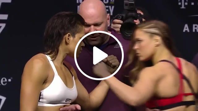 Mixed martial arts, ronda rousey, holly holm, bethe correia, cat zingano, amanda nunes, julianna pena, miesha tate, joanna jedrzejczyk, rose namajunas staredown, carla esparza, valentina shevchenko, rose namajunas, mmafightingonsbn, sports. #0