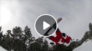 Santa Snowboard