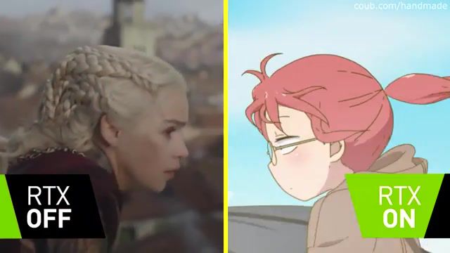 NVIDIA GEFORCE RTXTM PRESENTS Dragon Games Anime Split, Parody, Anime, Anime Split, Split, Loli Dragon, Dragon, Games Of Thrones, Mashup, Mashups