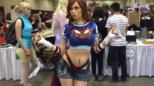 Spider woman vera bambi, belly dance, dance, superman, peter parker, peter, song, very, music, belly, girl, nyash myash, komi, comedian, con, comic, comic con, dancing naked, naked girl, naked, big.