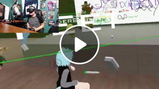 Vrchat attacked by vr girls virtual reality