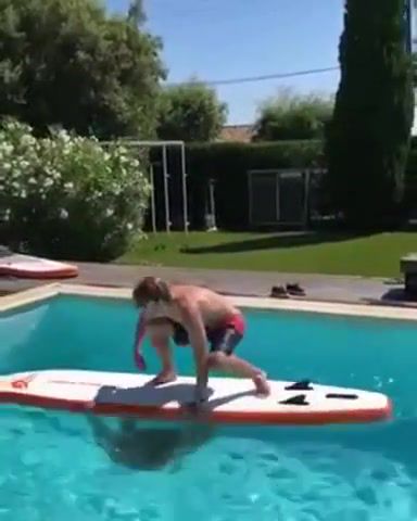 Surfboard Switch Trick, Pool, Trick, Surfboard, Beer, Grab A Beer, Funny, Sports