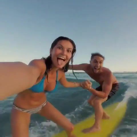 Surfing safari with Paul and Chloe, Beach, Waikiki, Surfing, Chloe Chapman, Followthefishtv, Aloe, Sports
