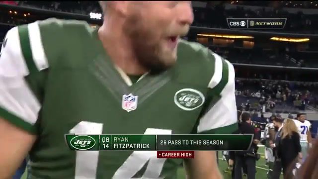 When manliness takes backseat - Video & GIFs | hilarious,qb,humor,funny,highlights,nfl,nfl network,interview,television,tv,live,excited,bomb,photo,ryan fitzpatrick,new york jets,jets,sp vl en us,sp st football,sp li nfl,sports