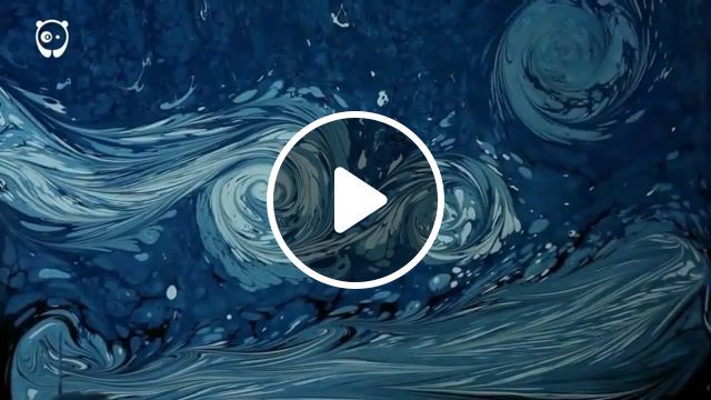 Van gogh on dark water animation, art, fun, music amazing like, art design. #0