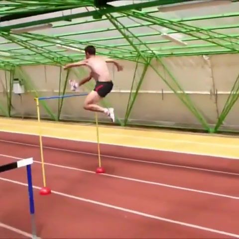 Guy jumping his own height, sport, high jump, amazing, talant, skill, professional, trained, sports.