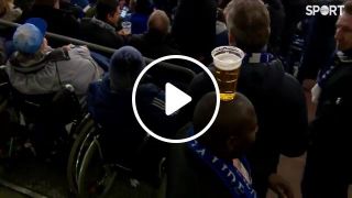 Beer magic from fan Schalke
