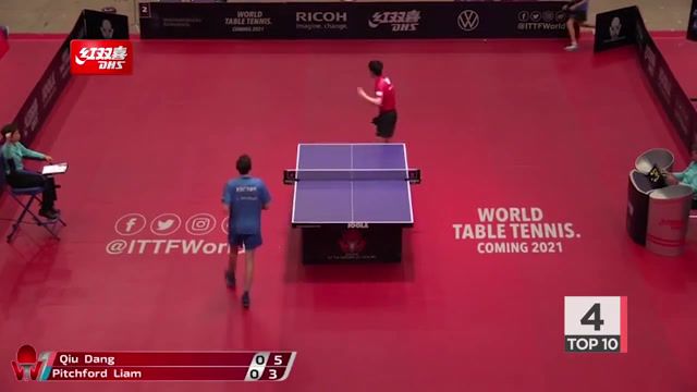 Coming back - Video & GIFs | liam pitchford,table tennis,shot,ball,table,sport,natural,imagine dragons,behind the back,epic,sports