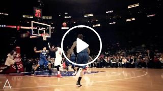 K. j. mcdaniels finishes the mive one handed oop