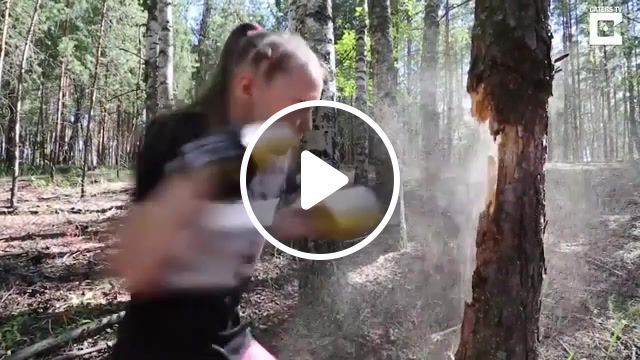 Little girl punches down tree using boxing skills, news, clips, viral, little, nature, incredible, russia, voronezh, splinters, destroyed, destroy, training, trainer, boxer, professional, dreams, female, aim, practice, skills, boxing, brilliant, smashing, punches, sister, daughter, amazing, girl, caters, punch, punching, smash, tree, talent, talented, father, dad, daddy, gloves, young, using, sports. #0 Little girl punches down tree using boxing skills, news, clips, viral, little, nature, incredible, russia, voronezh, splinters, destroyed, destroy, training, trainer, boxer, professional, dreams, female, aim, practice, skills, boxing, brilliant, smashing, punches, sister, daughter, amazing, girl, caters, punch, punching, smash, tree, talent, talented, father, dad, daddy, gloves, young, using, sports. #0