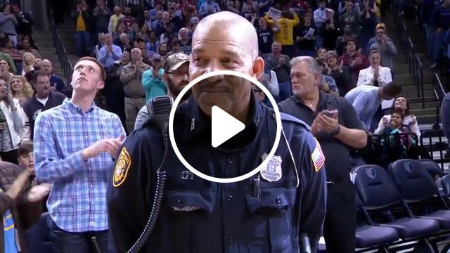 Thank you for your service, officer kevin mccargo, memphisgrizzlies, crown royal, grizznation, fedexforum, police, officerkevinmccargo, awesome, thehitmachineinc ocean drive, sports. #0