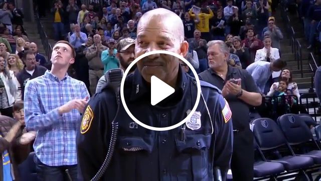 Thank you for your service, officer kevin mccargo, memphisgrizzlies, crown royal, grizznation, fedexforum, police, officerkevinmccargo, awesome, thehitmachineinc ocean drive, sports. #1