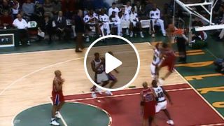Allen Iverson awesome putback