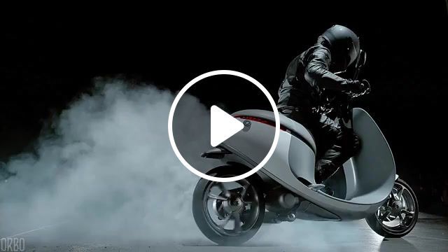 Electric scooter burnout, music, eleprimer, orbo, cinemagraph, moto, cinemagraphs, burn, burn out, auto, scooter, electric, live pictures. #0
