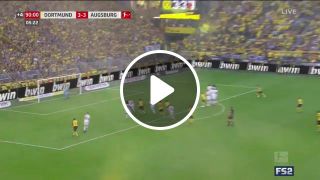Paco Alcacer great goal against Augsburg