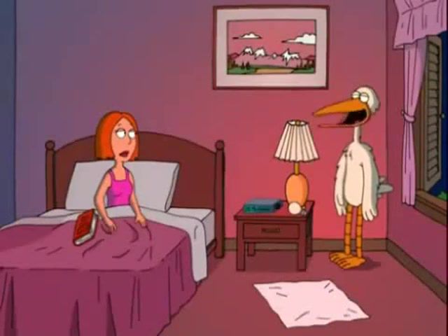 Stork. Cartoons.