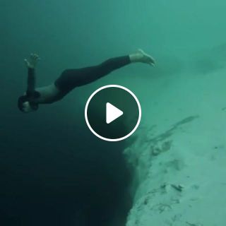 Journey into the void with champion free diver Guillaume N'ery
