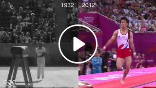 Olympics gold 80 years apart. los angeles london