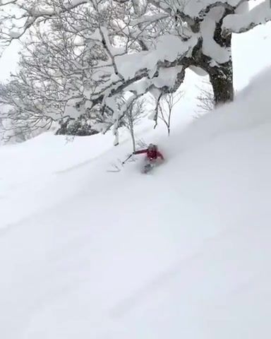 Throwback to some deep turns in Hokkaido That's a feeling words can not desc, Sports