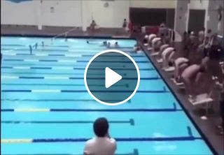 Fail in swimming pool