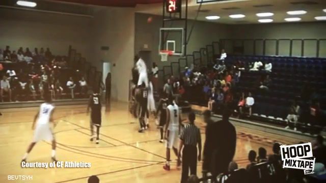 Insane dunk head over the rim javonte douglas with the putback dunk, sports.