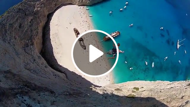 Most incredible basejump site navagio beach greece, stunt, parachute, exits, cliffs, navagio beach, greece, flying, base jumping, base jump, jump, base, sports. #0