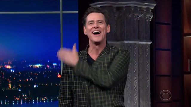The late show with stephen colbert jim carrey, the late show, late show, stephen colbert, steven colbert, colbert, celebrity, celeb, celebrities, late night, talk show, comedian, comedy, cbs, joke, jokes, funny, humor, hollywood, famous.