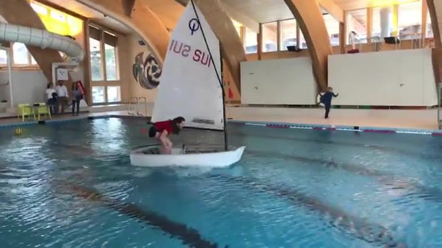 Never Give Up, Proper Sailing In Gstaad With The Gyc, No Limit, Never Give Up, Pool, Yachting In The Pool, Sailing, Aquatics, Water Sport, Sport, The World's Oceans, Trainings, Sports