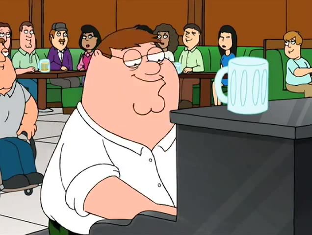 Peter griffin celebrates the x files comeback, chris carter, x files, 2x2tv, 2x2, peter griffin, family guy, music.