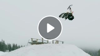 Kyle Demelo Lands World's First Ever Front Flip on a Snow Bike