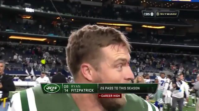 Can't stop watching this, sp, li nfl, st football, vl en, us, jets, new york jets, ryan fitzpatrick, photo, bomb, excited, live, tv, television, interview, nfl network, nfl, highlights, sports.