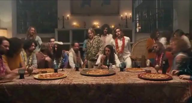 Jesus, party or pizza, Pizza, Leonardo Da Vinci, The Last Supper, Ultima Cena, Owen Wilson, Inherent Vice