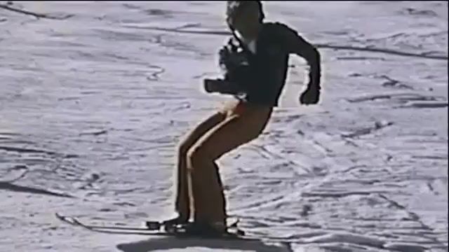 Ski, Ski, Snow, Sport, Mime, Funny, Skiis, Skier, 70s, Retro, Loop, Sports