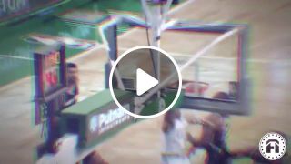 Avery Bradley Climbs the Ladder for the One Hand Jam