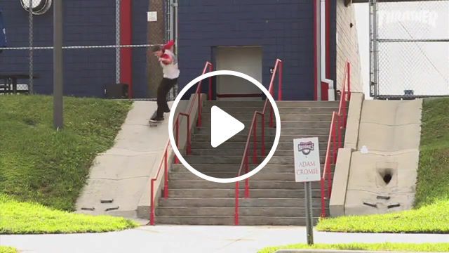 Clive's trials and tribulations, clive dixon, full part, hall of meat, kickflip, skate, skateboarding, double rock, firing line, king of the road, thrasher magazine, magazine, thrasher, sports. #0