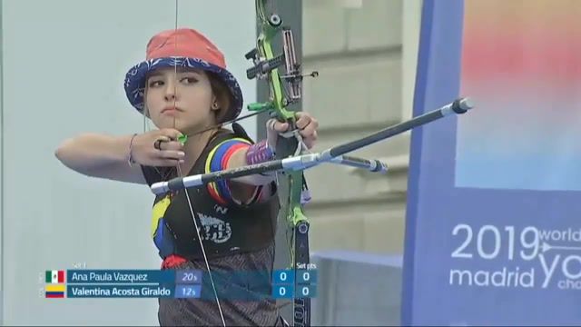 Colombia VALENTINA ACOSTA GIRALDO Amazing Shooting Skills And Enigmatic Charm, Archery, World, Cup, Shoot, Bow, Arrow, Olympic, Target, Friends, Reaction, Rachel, Monica, Random Reactions, Bow Shooting, Bow, Sports