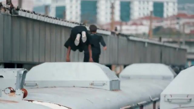 Crossing Continents Parkour on trains Storror, Freerun, Extreme Sports, Storror, Storrorblog, Sports, Parkour, Free Jump, Free Jumping, Free Run, Freerunning, Rooftops, Roofs, Team, Turky, Trains, Run Boy Run Woodkid, Run, Train