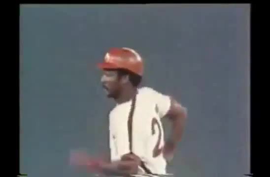 Phillies highlights Willie Montanez hustling around the bases and hits for average. NFL films