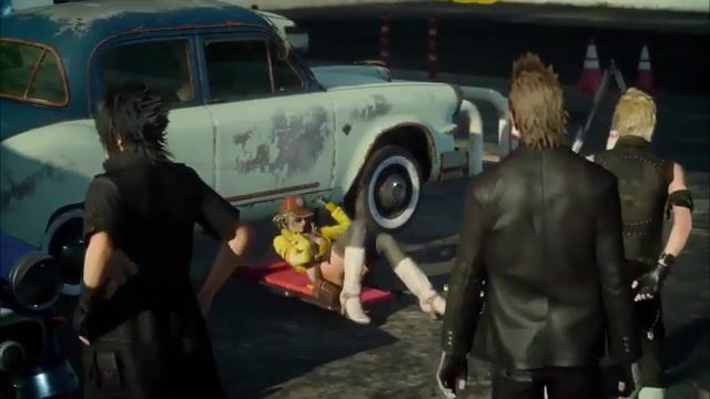 Final fantasy 15 final fantasy xv cindy, towns and dogs extended gameplay trailer ps4, ps4, gameplay, trailer, cindy, final fantasy xv, final fantasy 15, gaming.