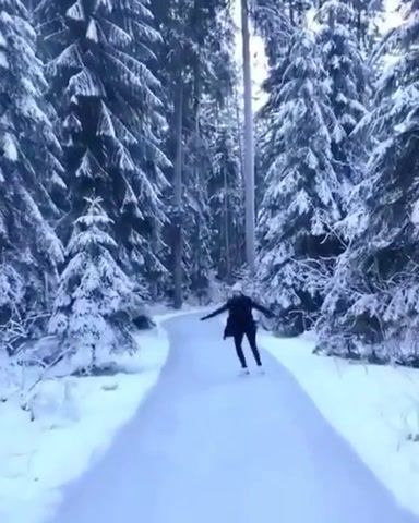 Forest fairytale, Forest, Winter, Skating, Dreamland, Wintermood, Nature Travel