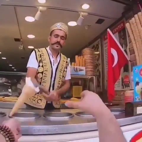 Turkish ice cream, turkish, ice, cream, track, frauddle, science technology.